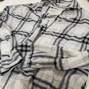 AE Boyfriend Fit Plaid Shirt